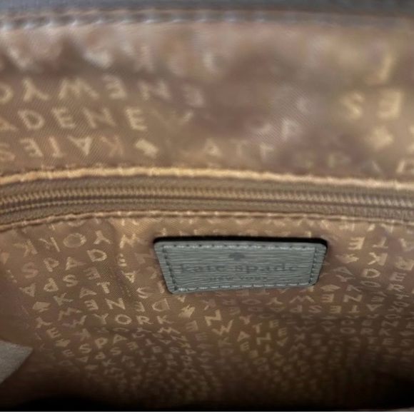 Kate Spade Beacon Court Jeanne Patent Leather Tote. Gray. Never used. NWOT - Picture 5 of 8